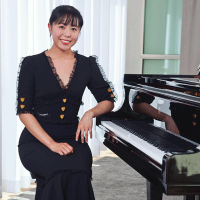 Die Pianistin Xue Huang