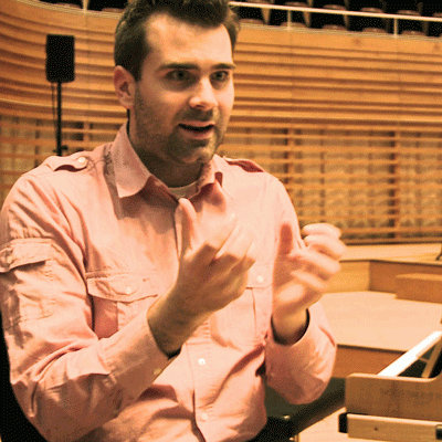 Der Komponist Jan Esra Kuhl