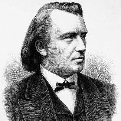 Der Komponist Johannes Brahms